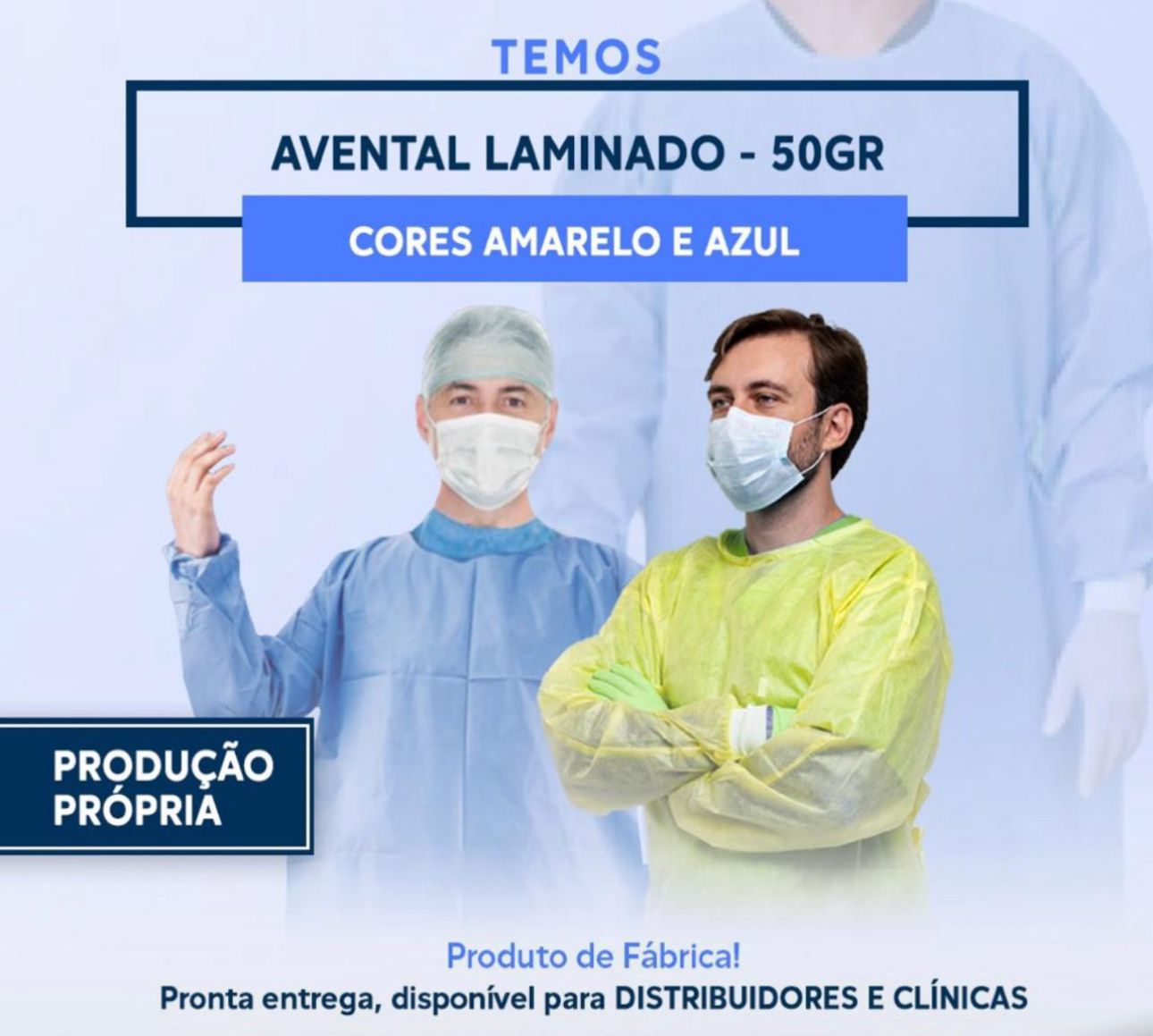 Avental laminado